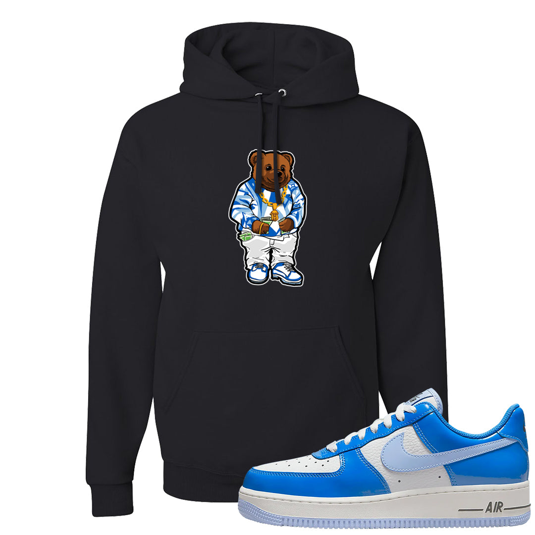 Blue White AF1s Hoodie | Sweater Bear, Black