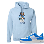 Blue White AF1s Hoodie | Sweater Bear, Light Blue