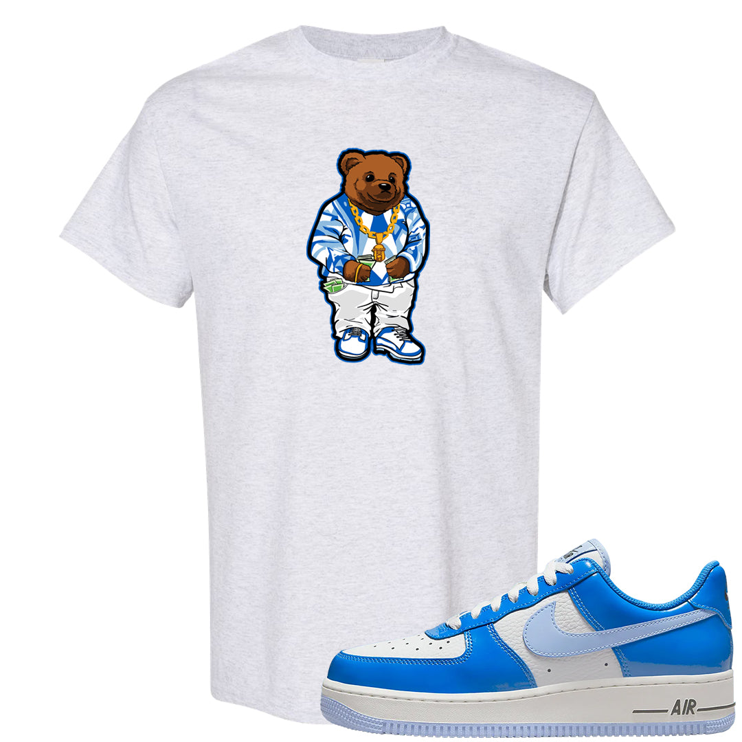 Blue White AF1s T Shirt | Sweater Bear, Ash