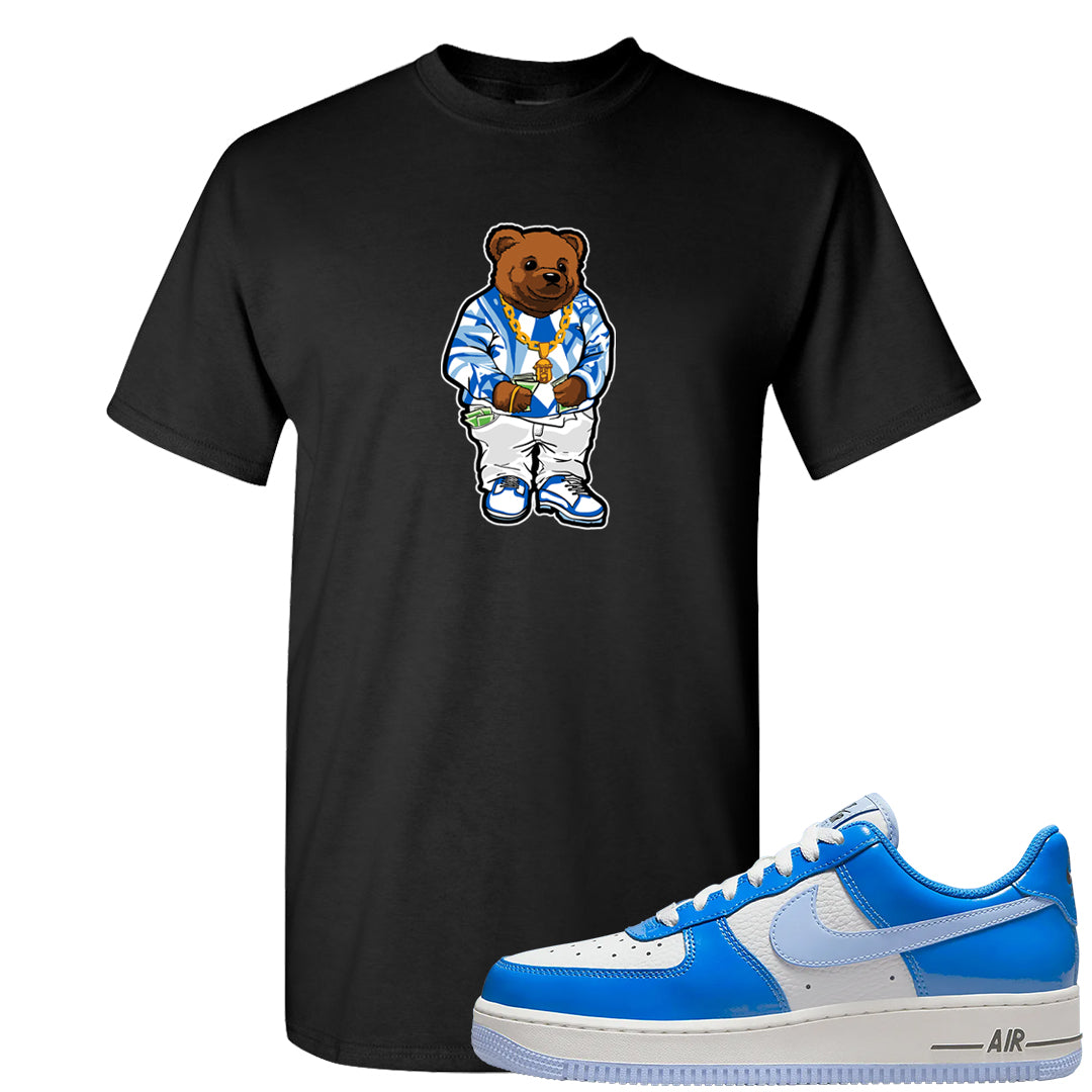 Blue White AF1s T Shirt | Sweater Bear, Black