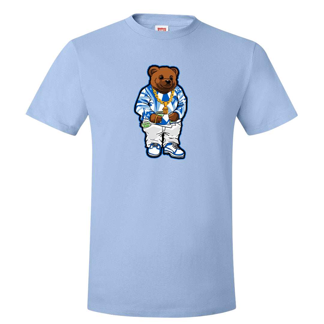 Blue White AF1s T Shirt | Sweater Bear, White