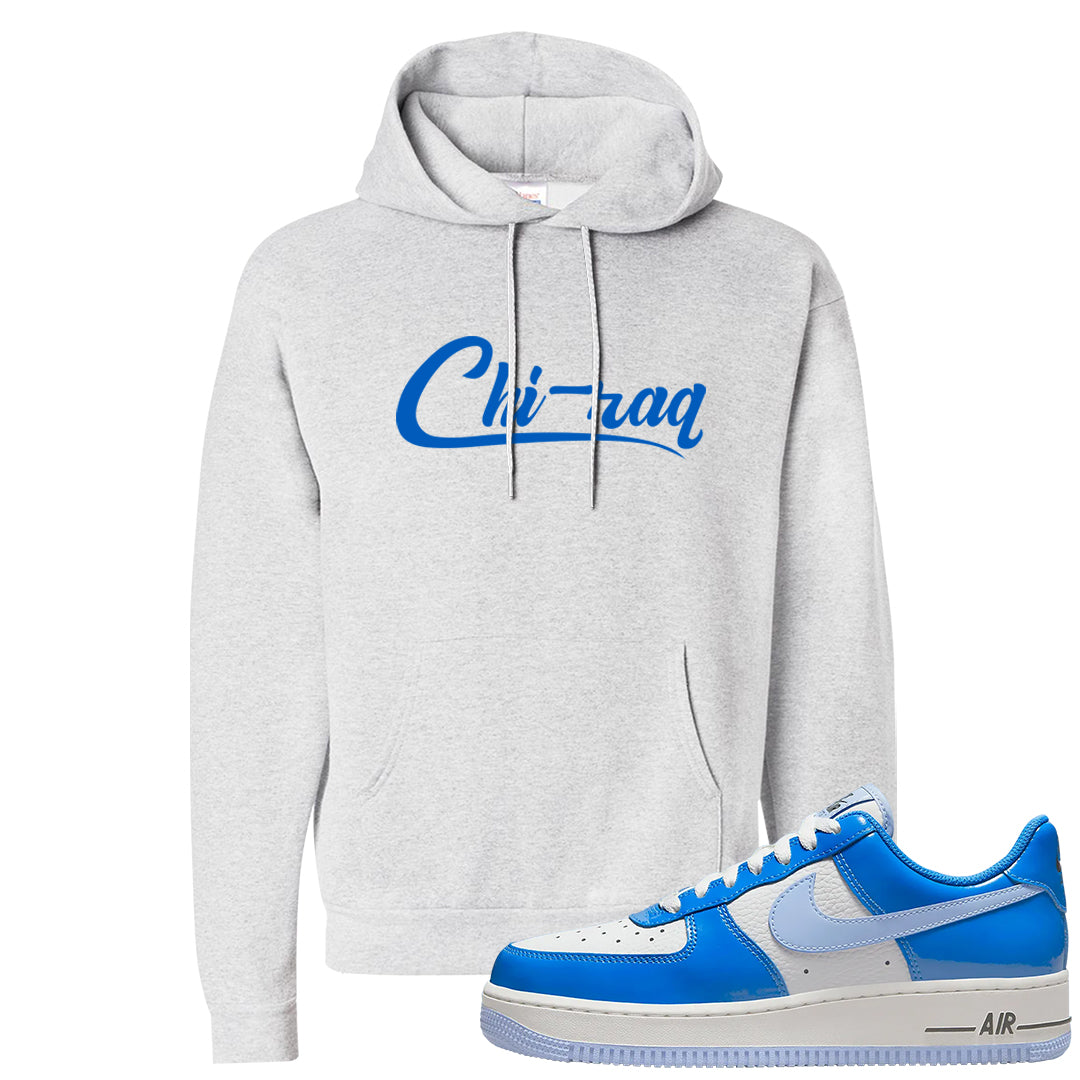 Blue White AF1s Hoodie | Chiraq, Ash