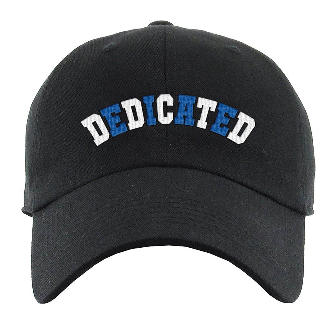 Blue White AF1s Dad Hat | Dedicated, Black