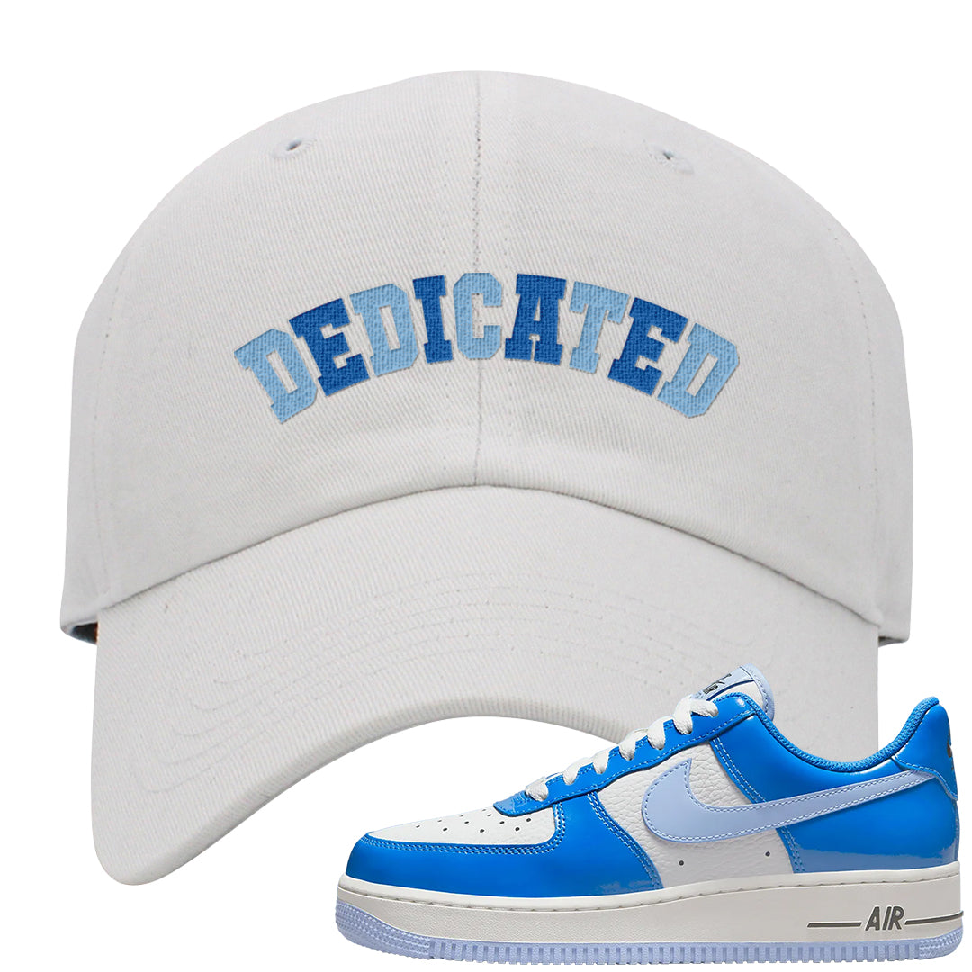 Blue White AF1s Dad Hat | Dedicated, White