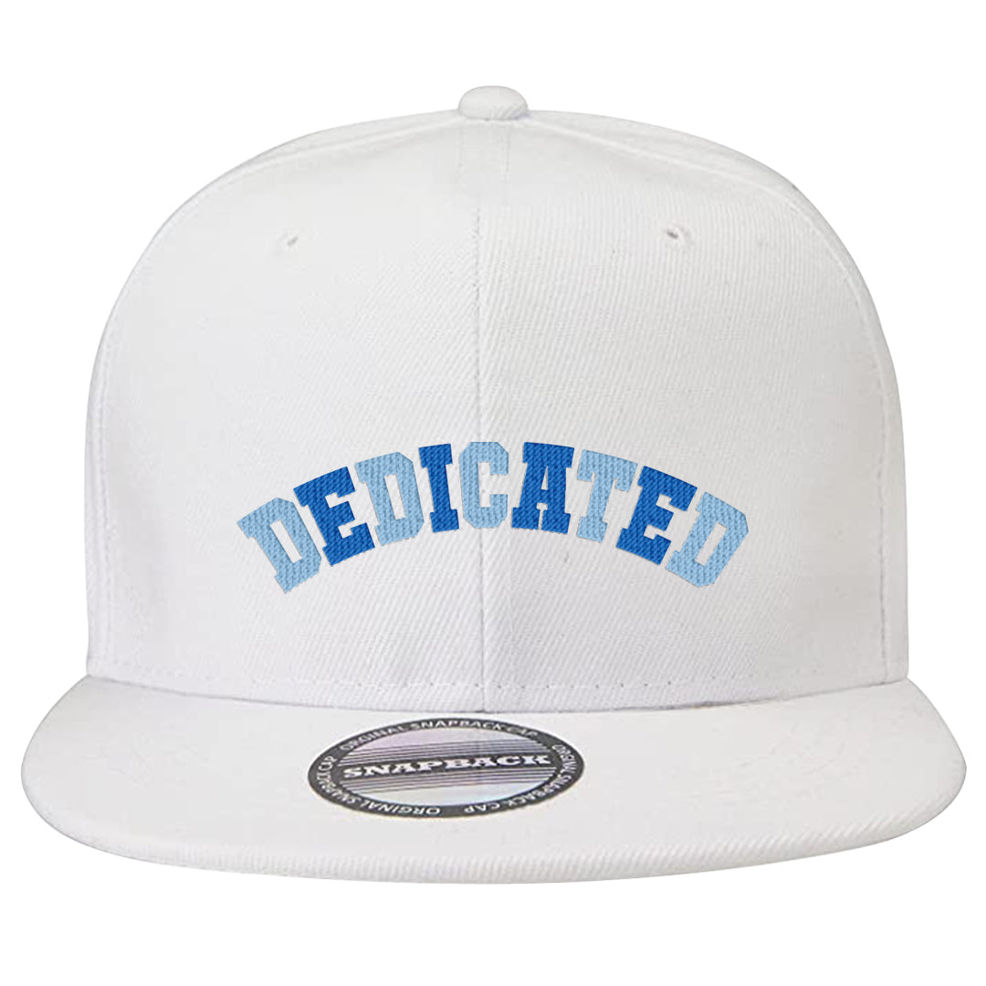 Blue White AF1s Snapback Hat | Dedicated, White