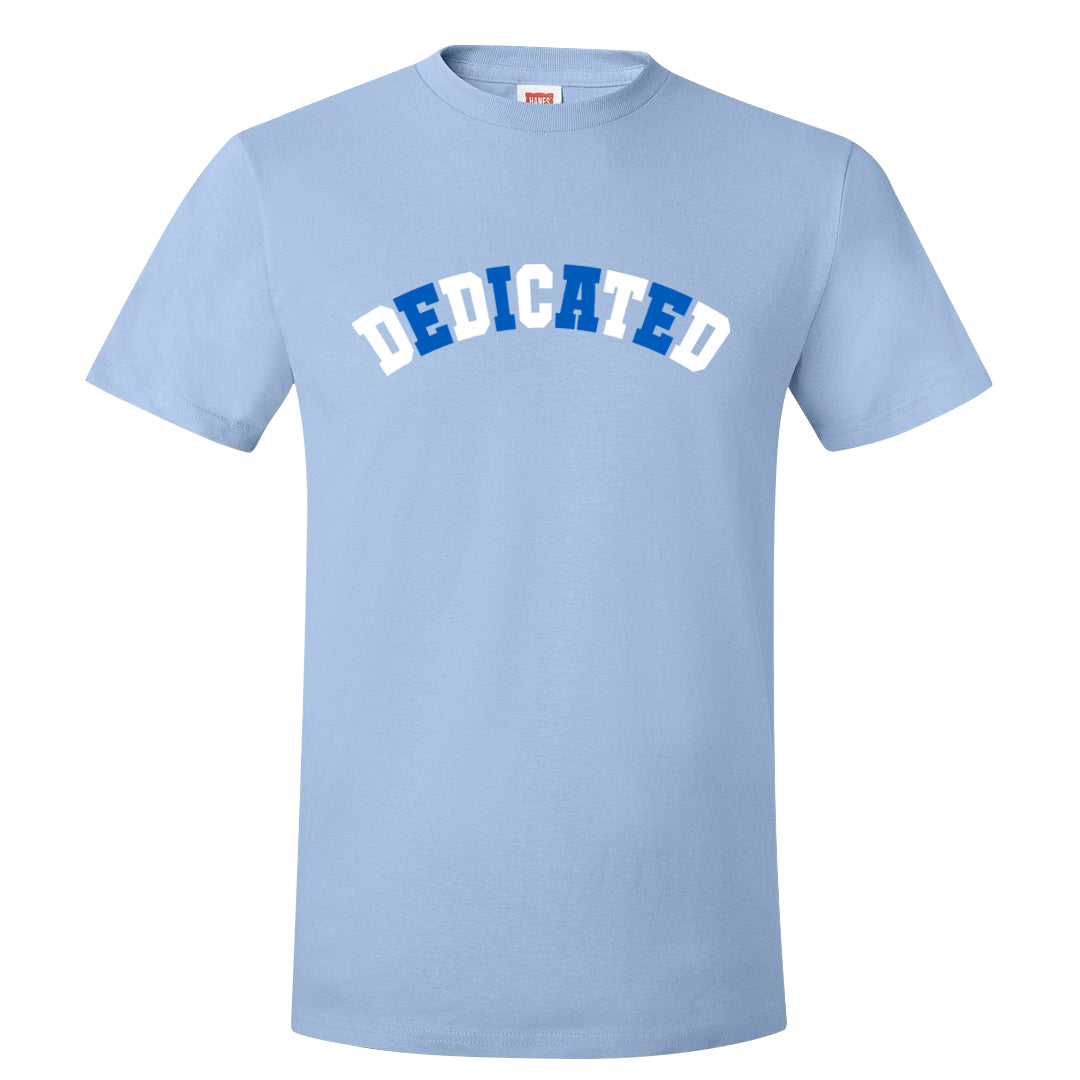 Blue White AF1s T Shirt | Dedicated, Light Blue