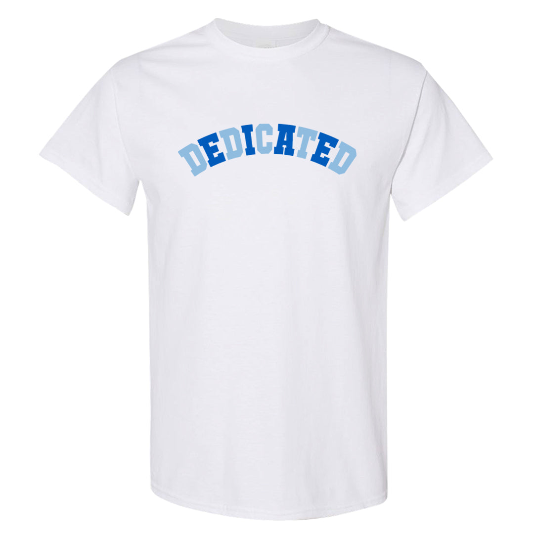 Blue White AF1s T Shirt | Dedicated, White