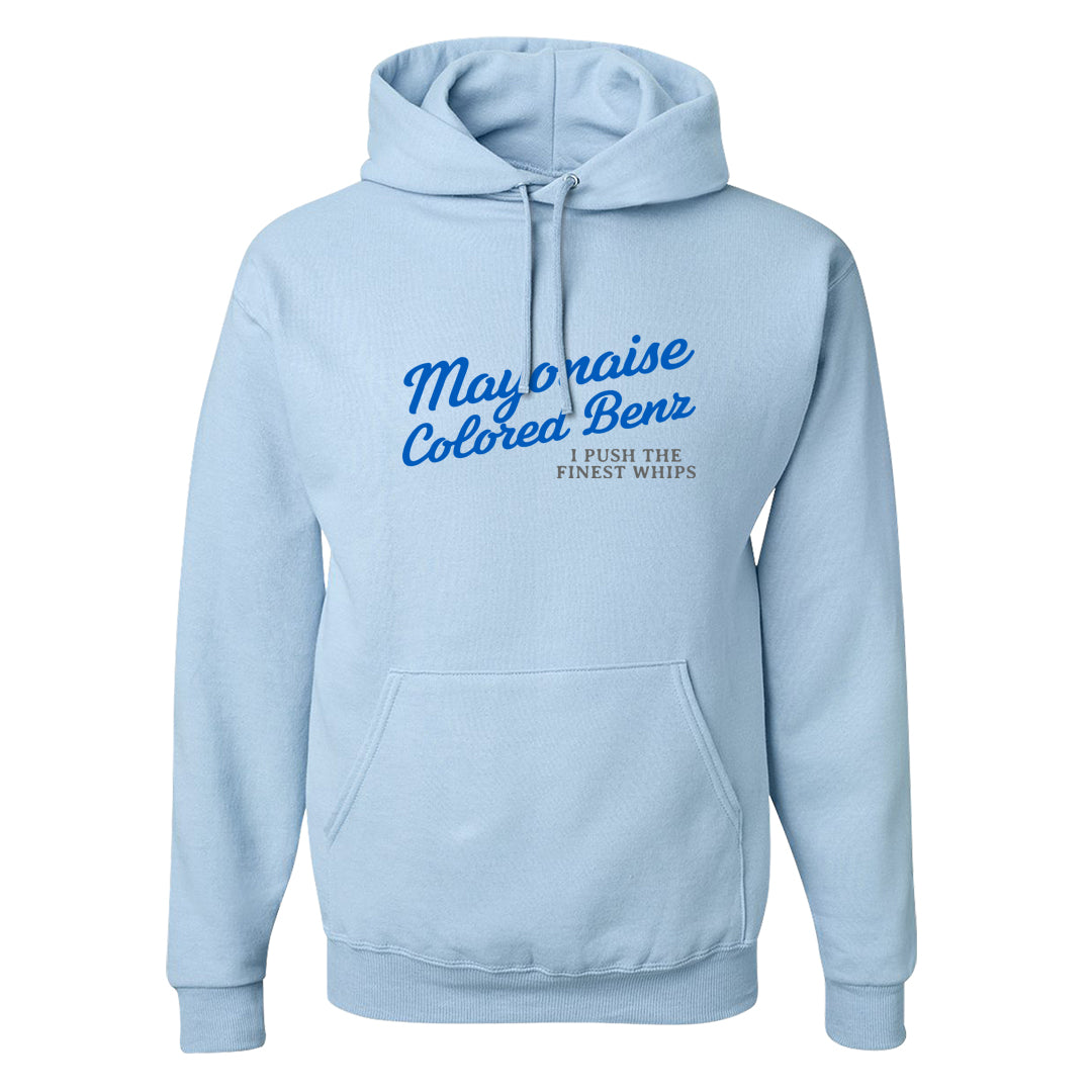 Blue White AF1s Hoodie | Mayonaise Colored Benz, Light Blue