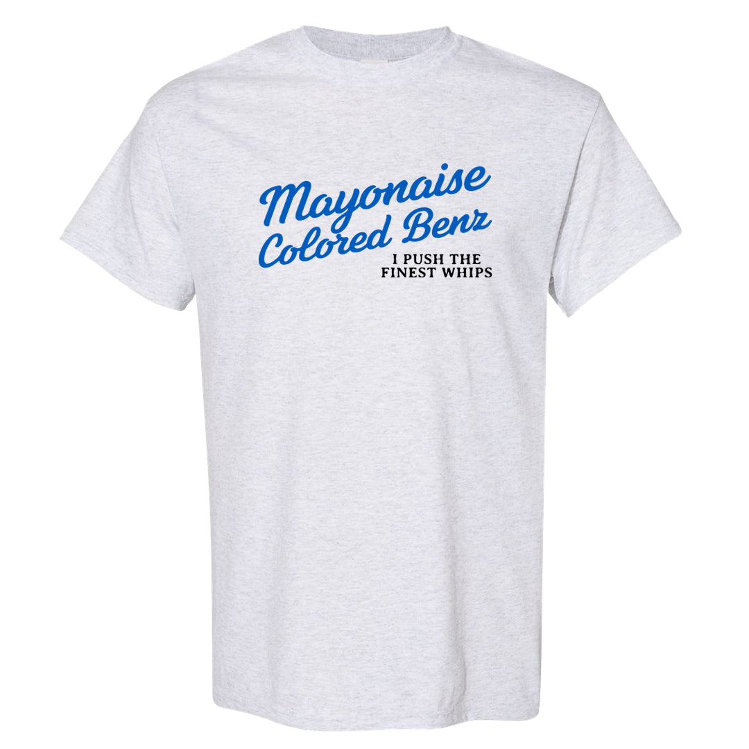 Blue White AF1s T Shirt | Mayonaise Colored Benz, Ash