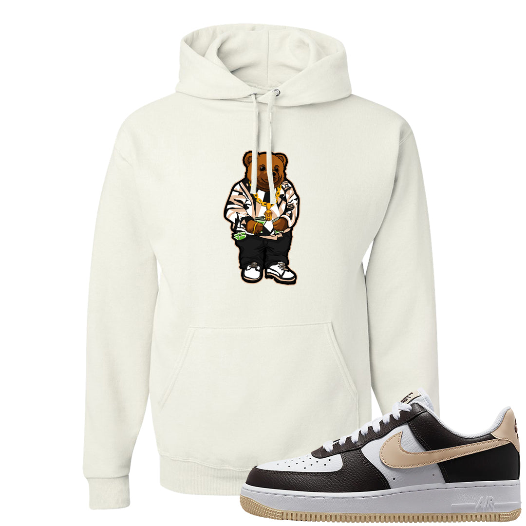 Cappuccino AF 1s Hoodie | Sweater Bear, White
