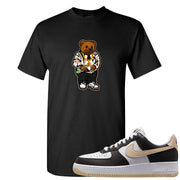 Cappuccino AF 1s T Shirt | Sweater Bear, Black