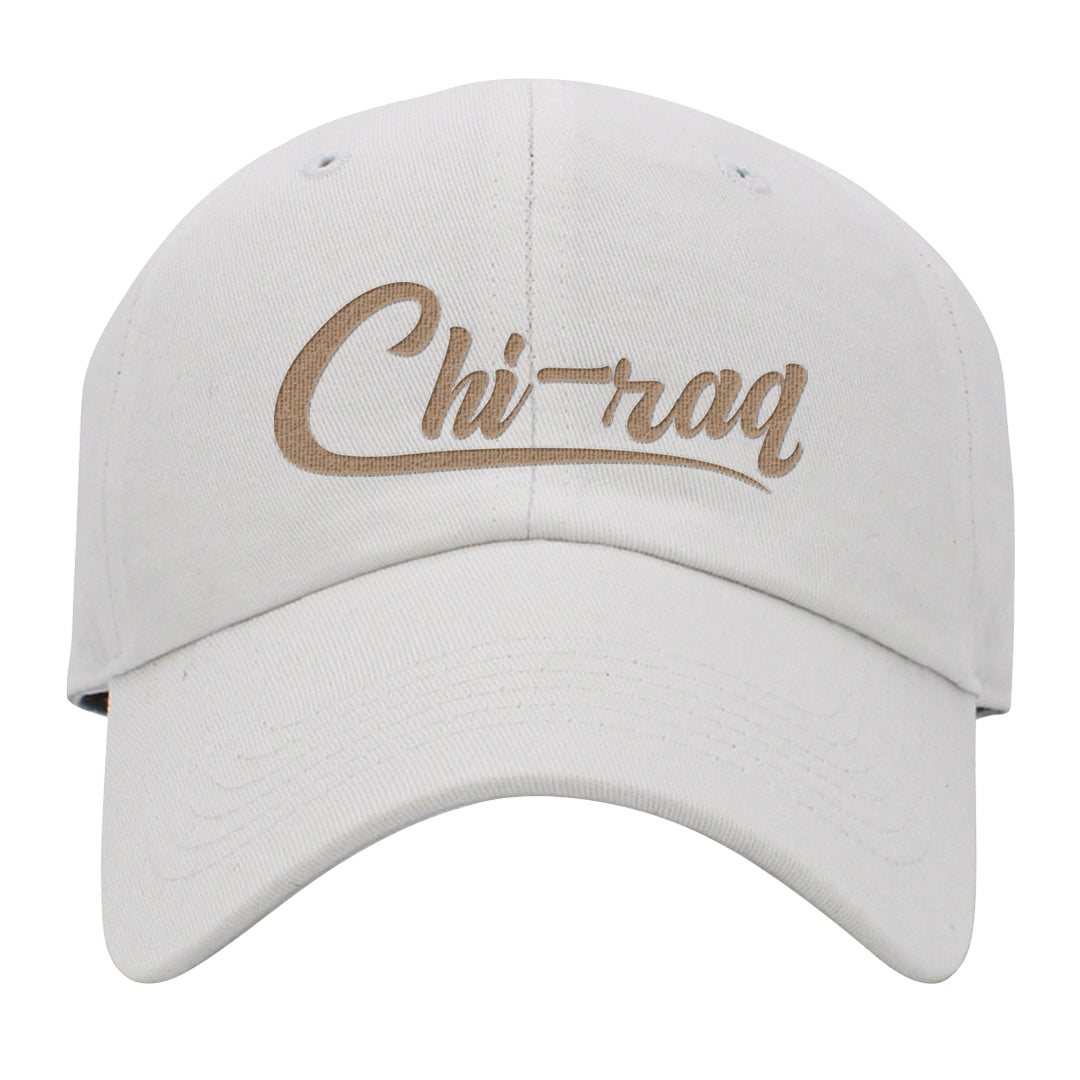 Cappuccino AF 1s Dad Hat | Chiraq, White