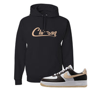 Cappuccino AF 1s Hoodie | Chiraq, Black