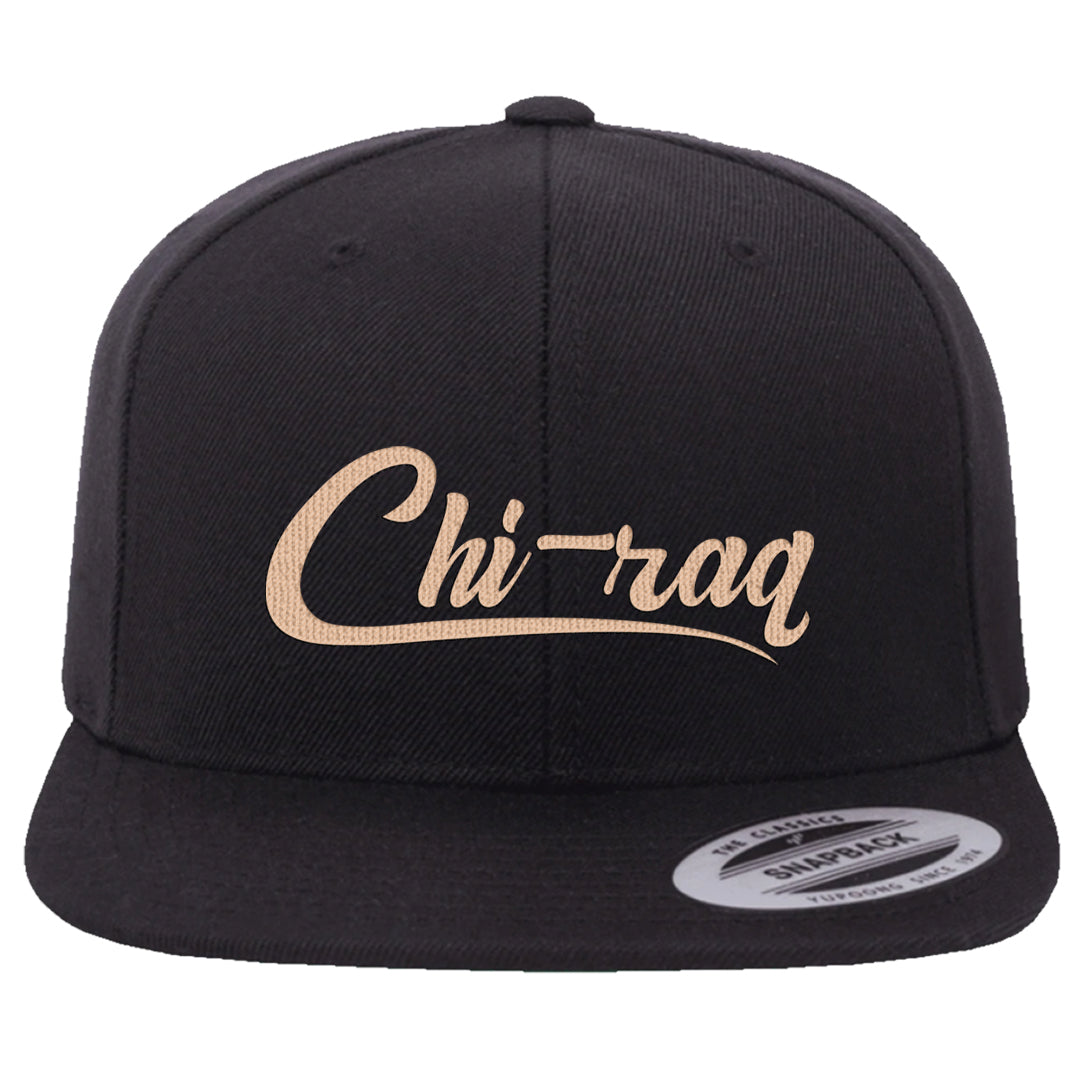 Cappuccino AF 1s Snapback Hat | Chiraq, Black