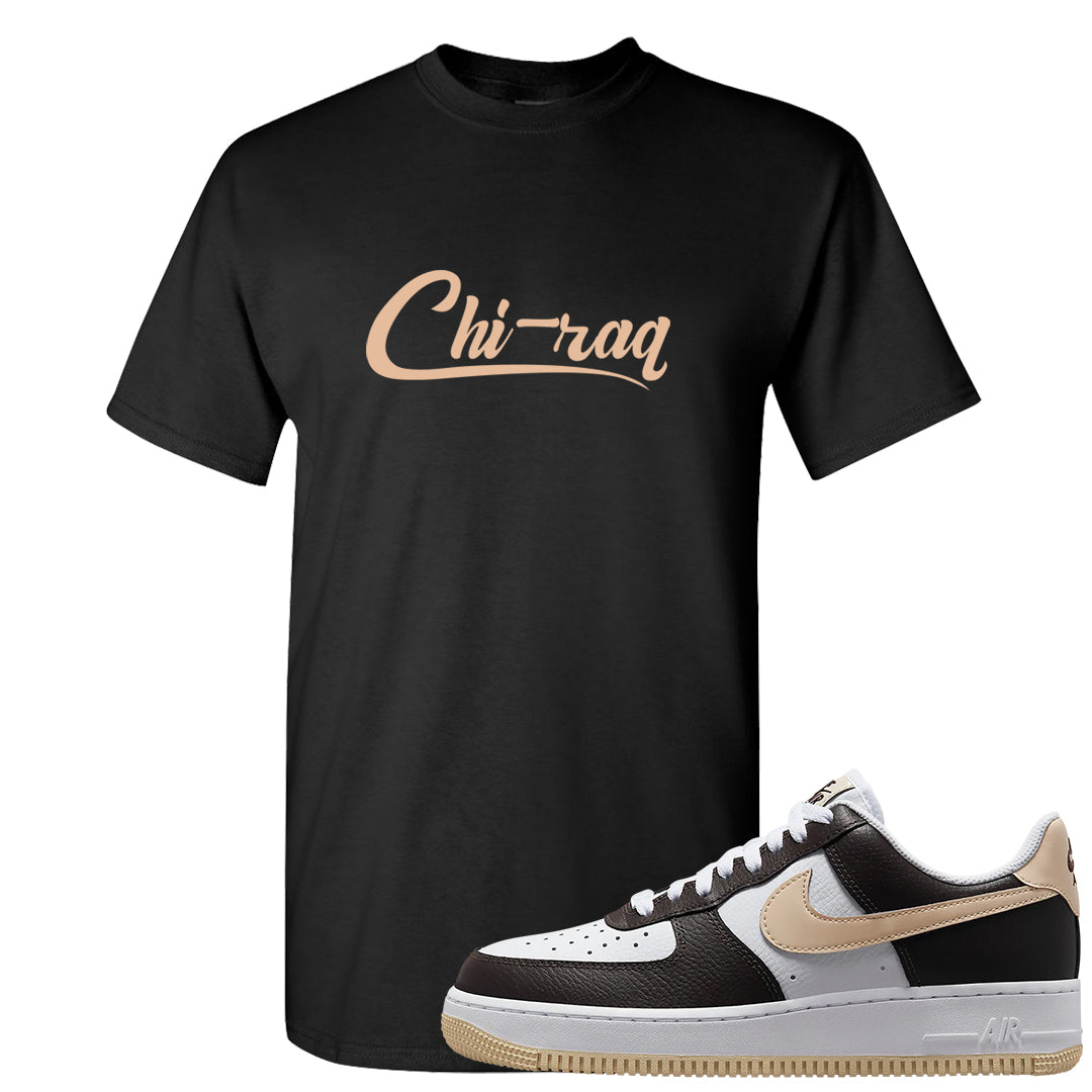 Cappuccino AF 1s T Shirt | Chiraq, Black