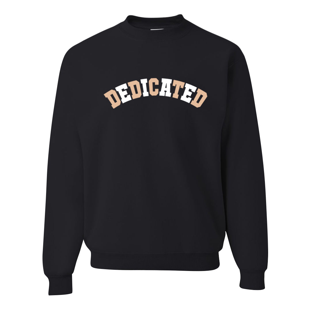 Cappuccino AF 1s Crewneck Sweatshirt | Dedicated, Black