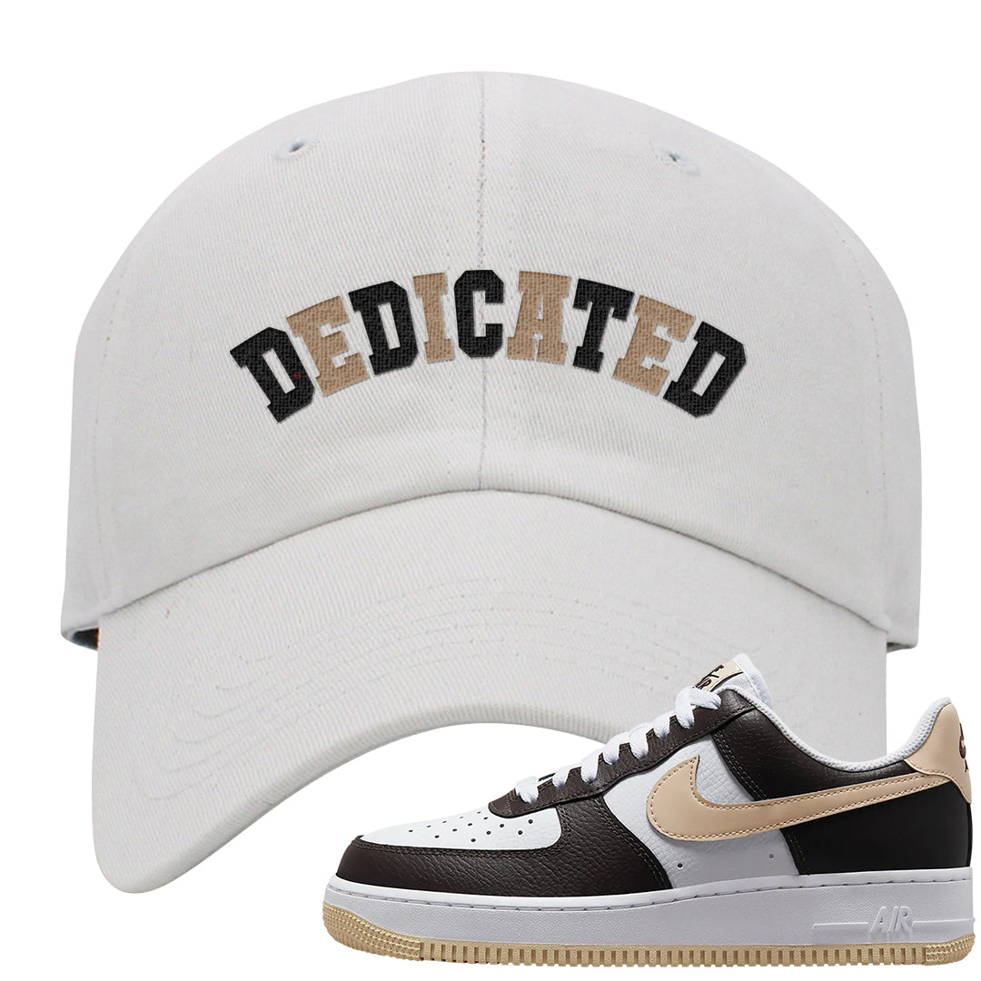 Cappuccino AF 1s Dad Hat | Dedicated, White