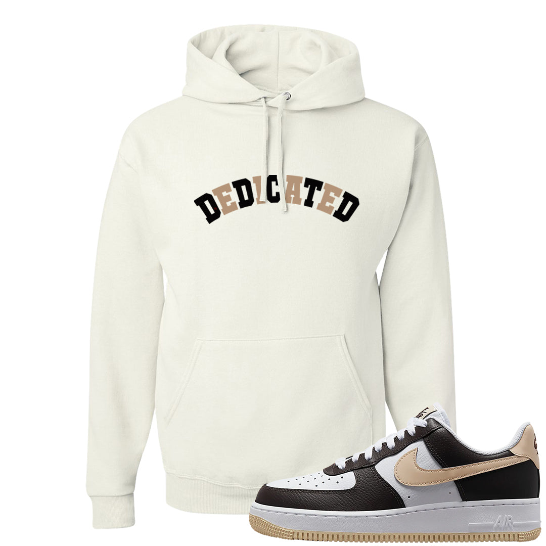 Cappuccino AF 1s Hoodie | Dedicated, White