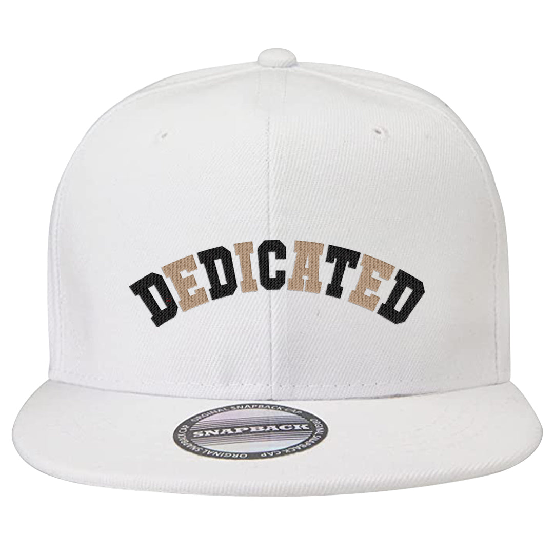 Cappuccino AF 1s Snapback Hat | Dedicated, White