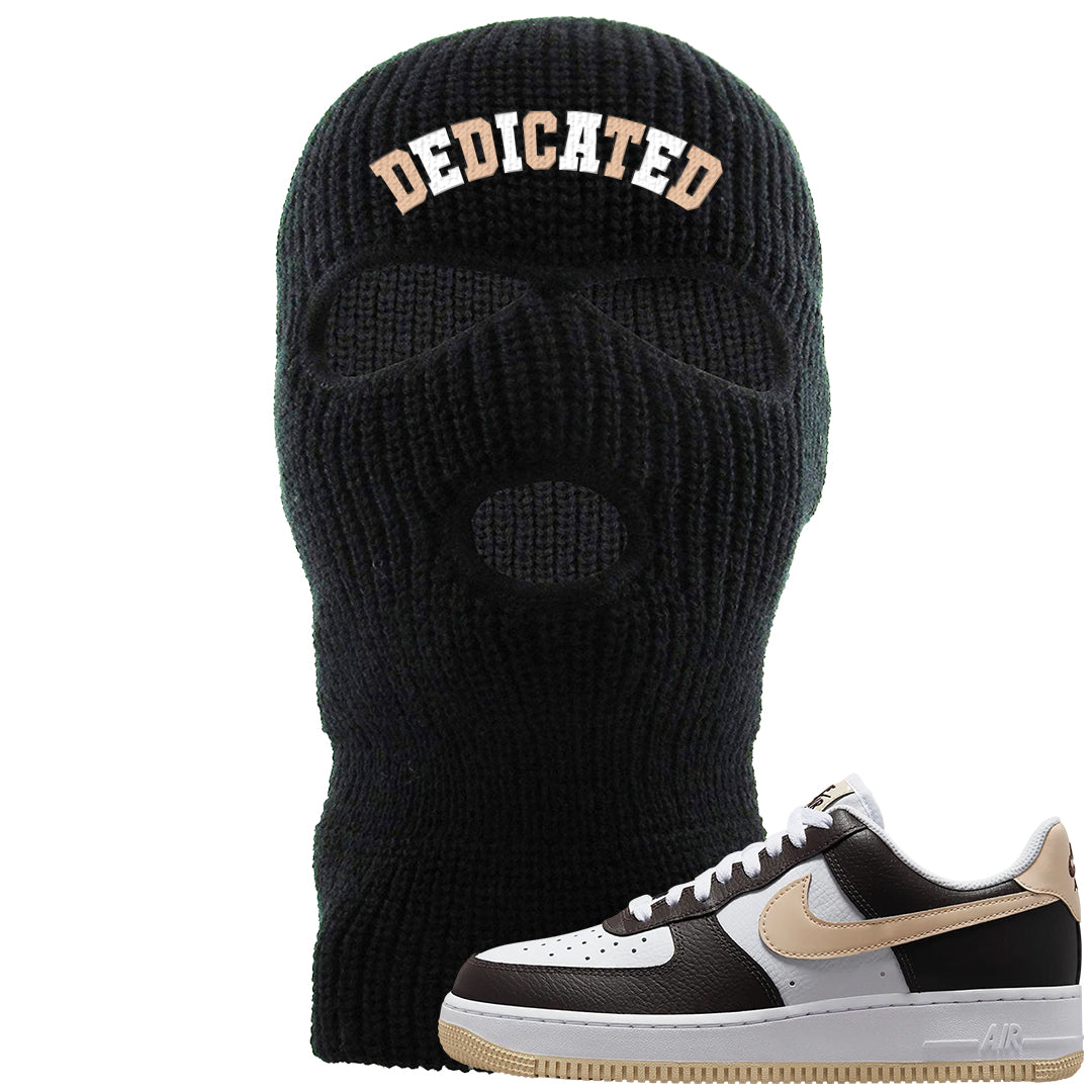 Cappuccino AF 1s Ski Mask | Dedicated, Black