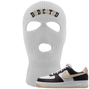 Cappuccino AF 1s Ski Mask | Dedicated, White