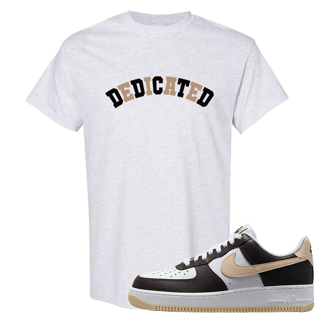 Cappuccino AF 1s T Shirt | Dedicated, Ash