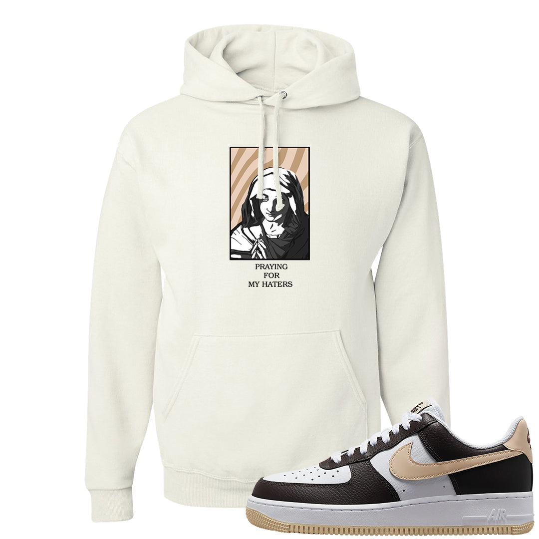 Cappuccino AF 1s Hoodie | God Told Me, White