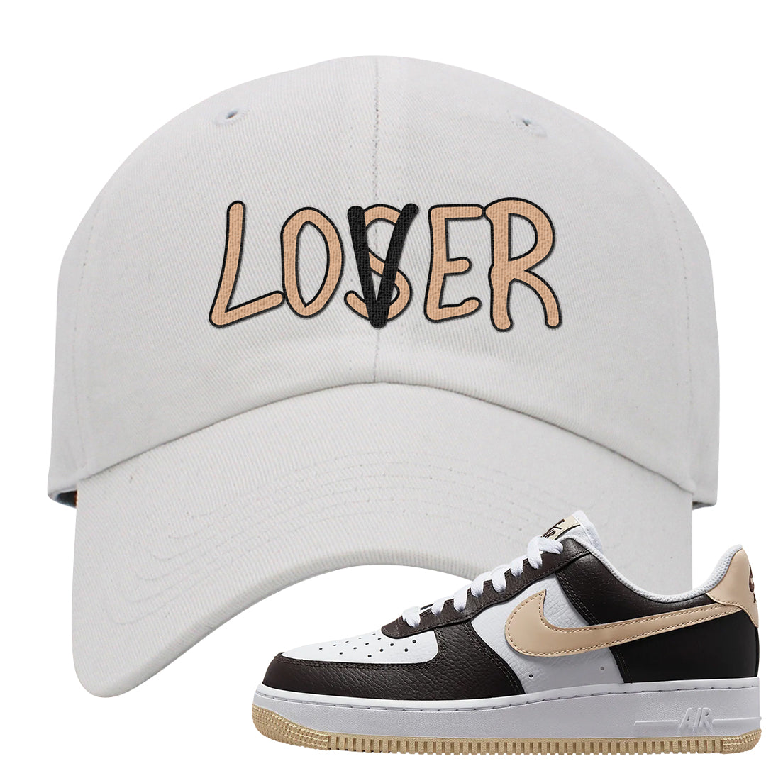 Cappuccino AF 1s Dad Hat | Lover, White