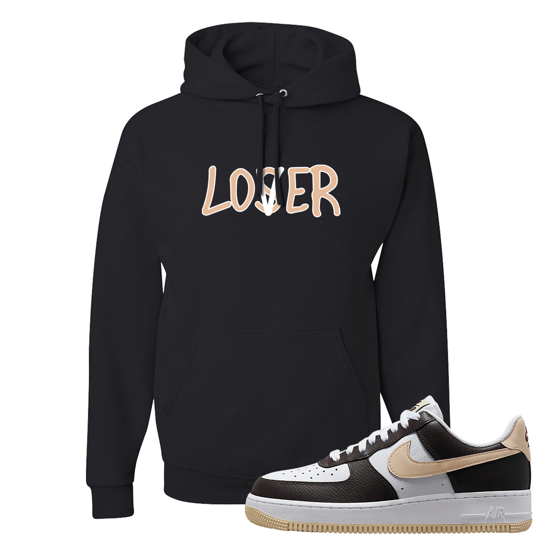 Cappuccino AF 1s Hoodie | Lover, Black