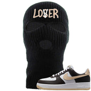 Cappuccino AF 1s Ski Mask | Lover, Black