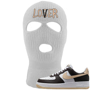 Cappuccino AF 1s Ski Mask | Lover, White