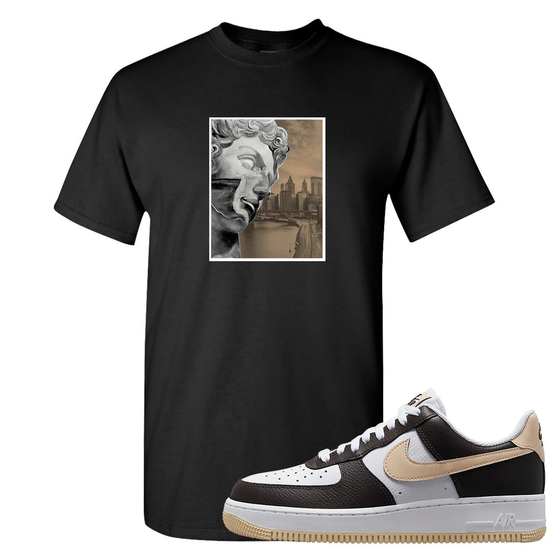 Cappuccino AF 1s T Shirt | Miguel, Black