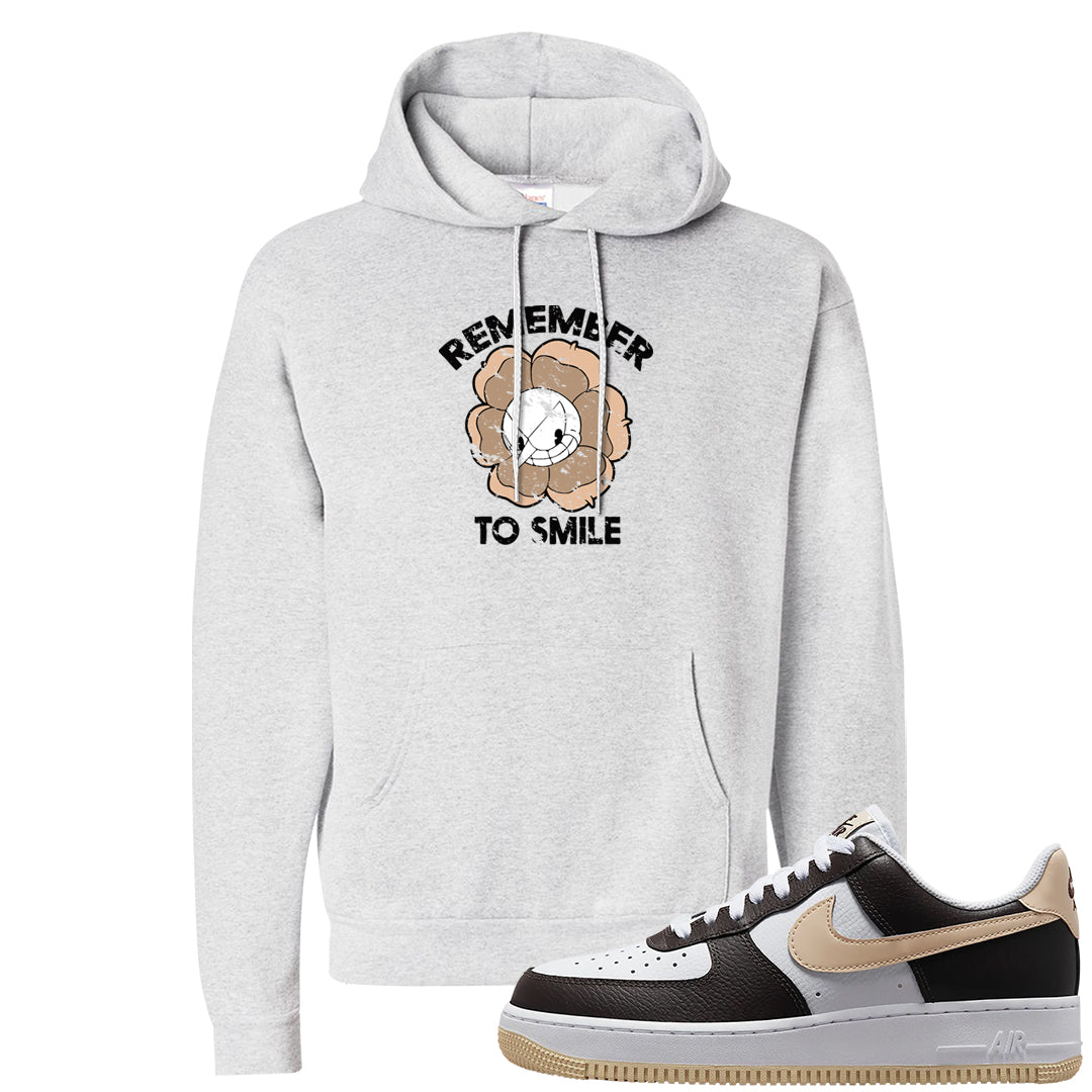 Cappuccino AF 1s Hoodie | Remember To Smile, Ash