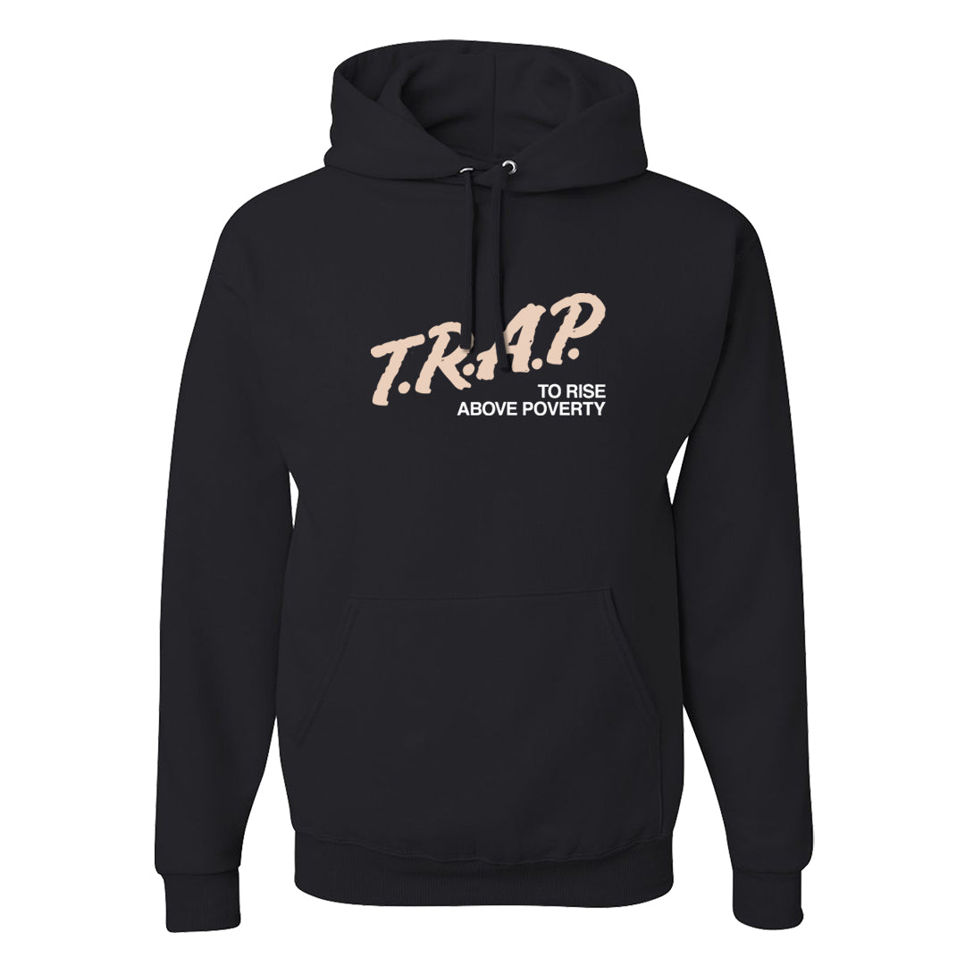 Cappuccino AF 1s Hoodie | Trap To Rise Above Poverty, Black