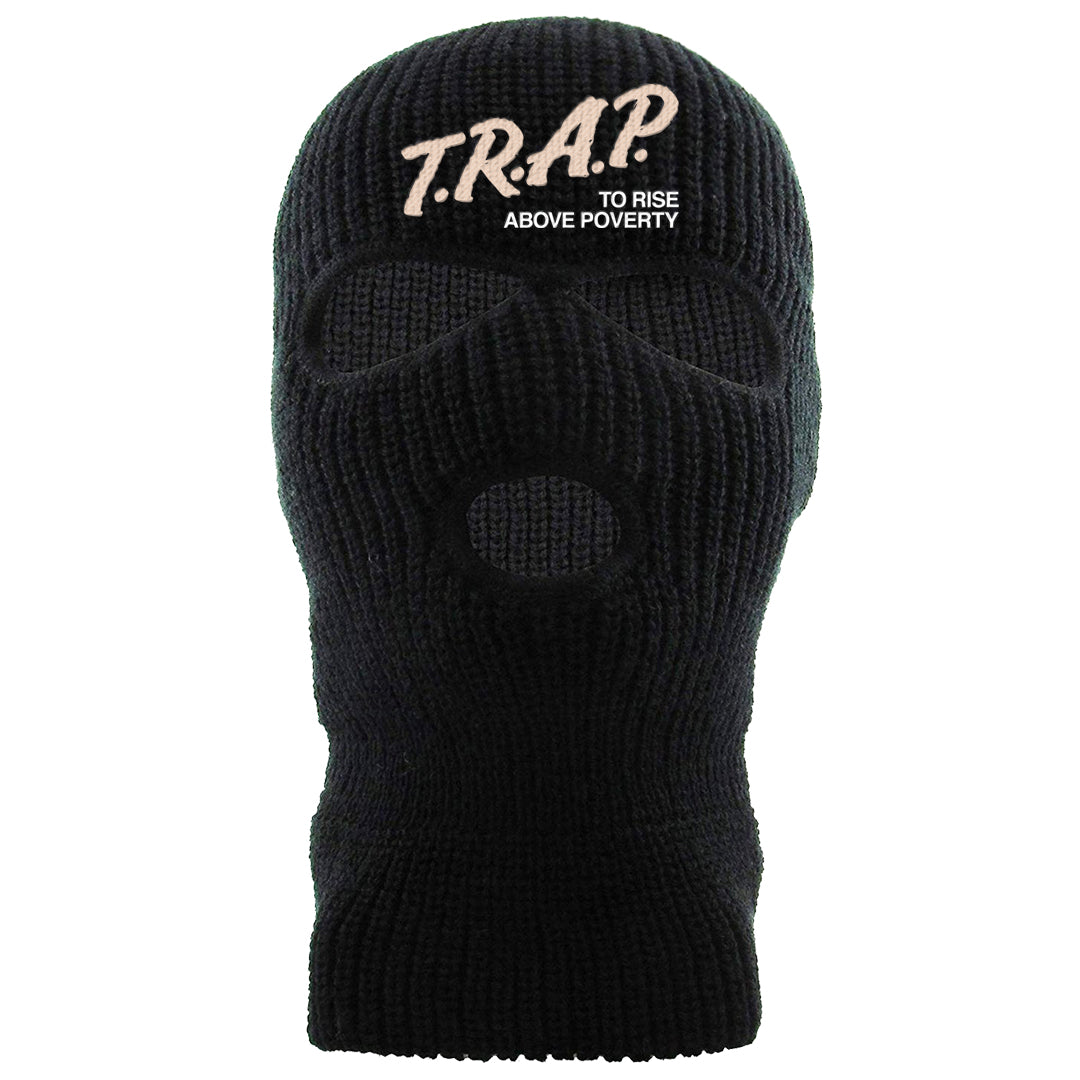 Cappuccino AF 1s Ski Mask | Trap To Rise Above Poverty, Black