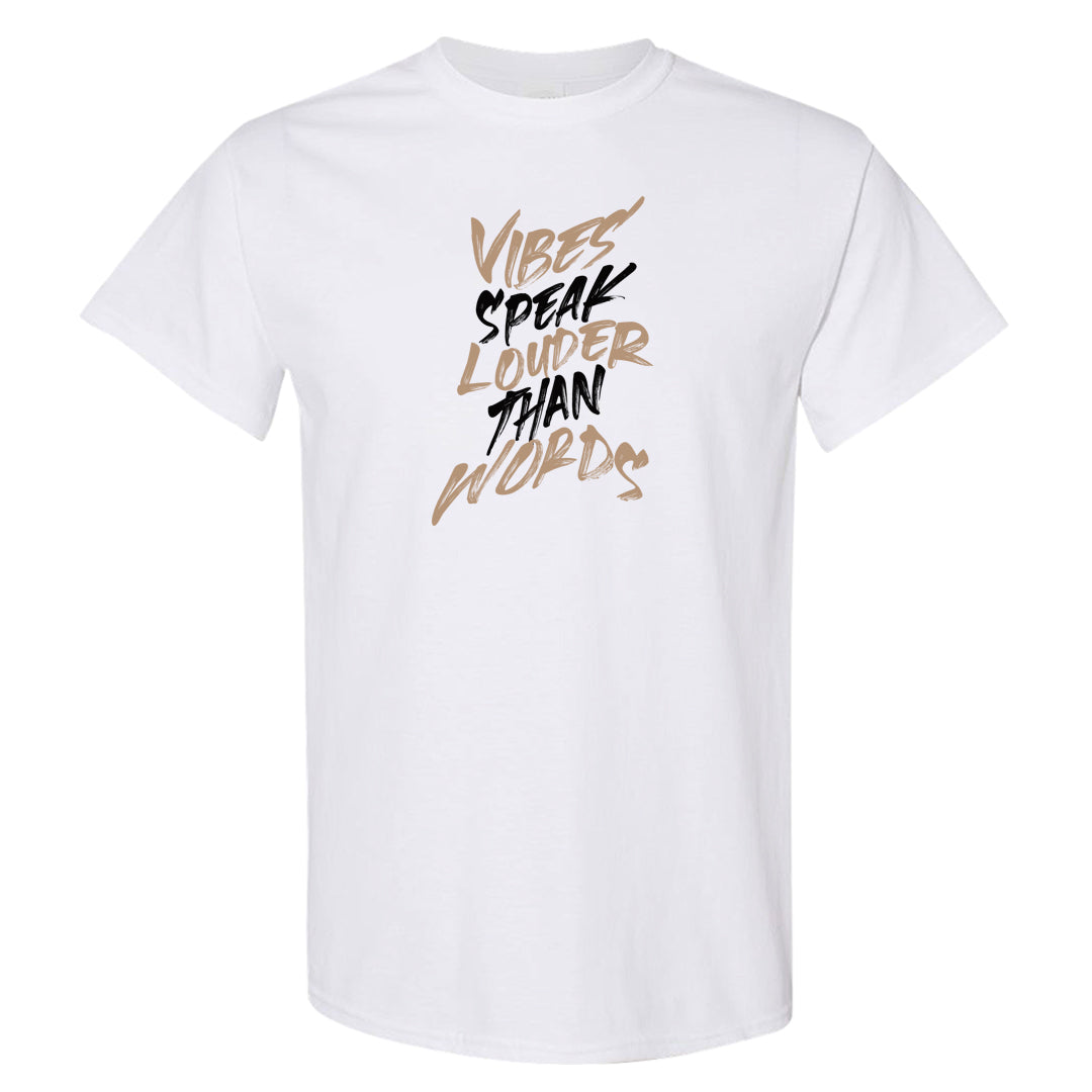 Cappuccino AF 1s T Shirt | Vibes Speak Louder Than Words, White