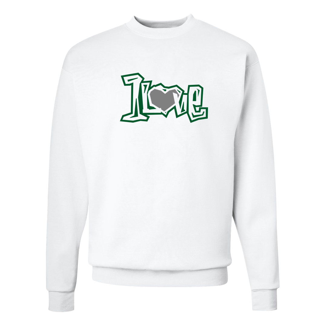 Four Horsemen 1s Crewneck Sweatshirt | 1 Love, White
