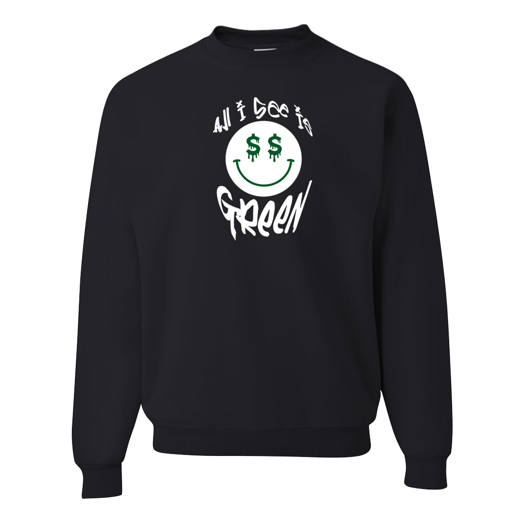 Four Horsemen 1s Crewneck Sweatshirt | All I See Is Green, Black