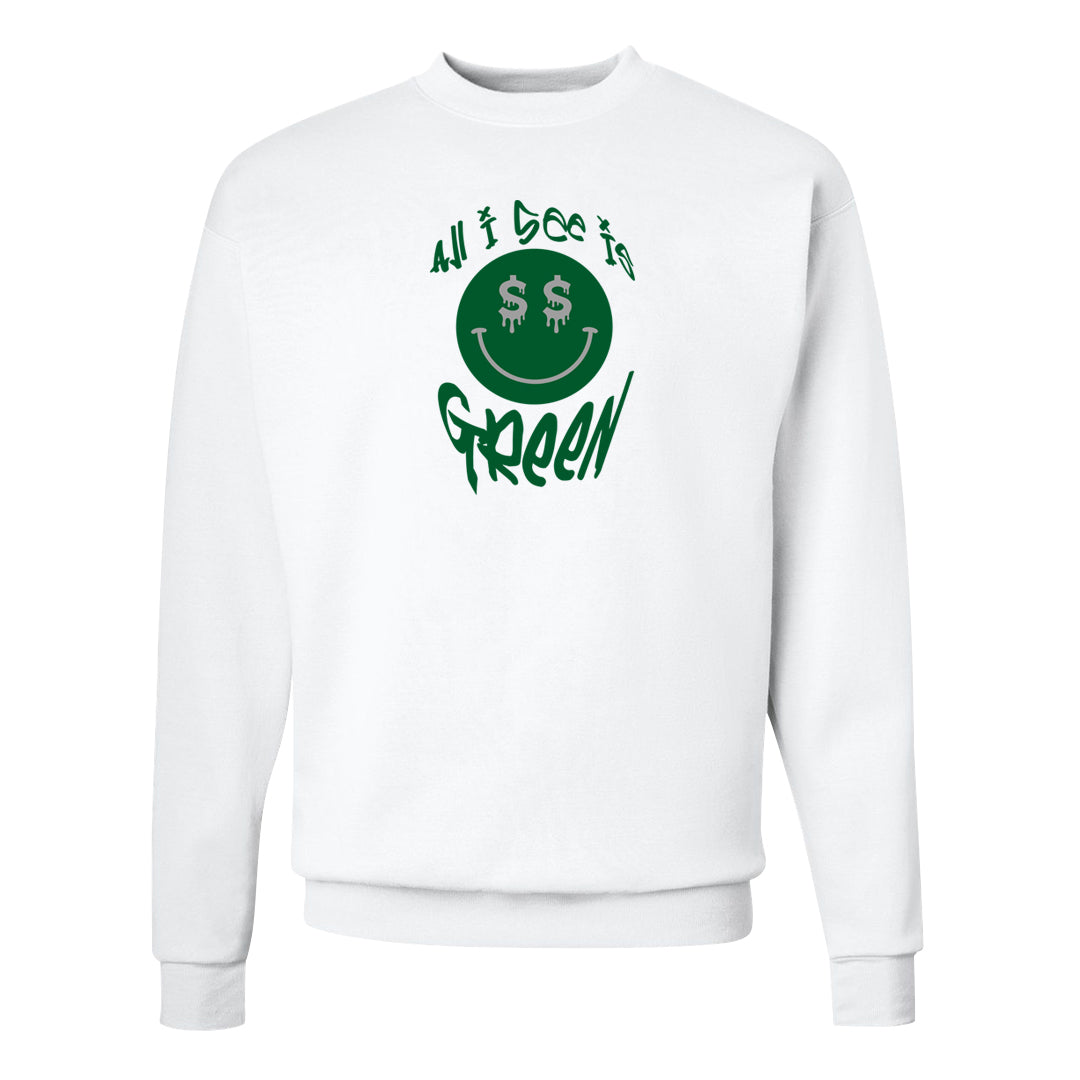 Four Horsemen 1s Crewneck Sweatshirt | All I See Is Green, White