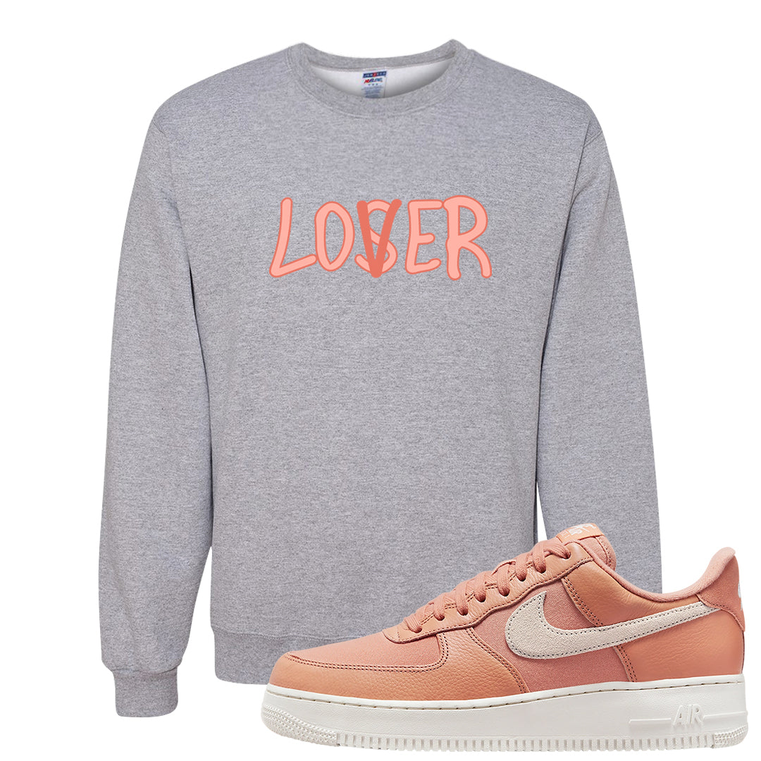 Amber Brown Low  AF1s Crewneck Sweatshirt | Lover, Ash