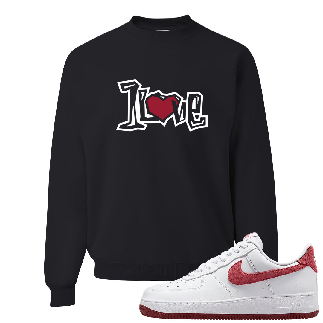 Adobe Low AF 1s Crewneck Sweatshirt | 1 Love, Black