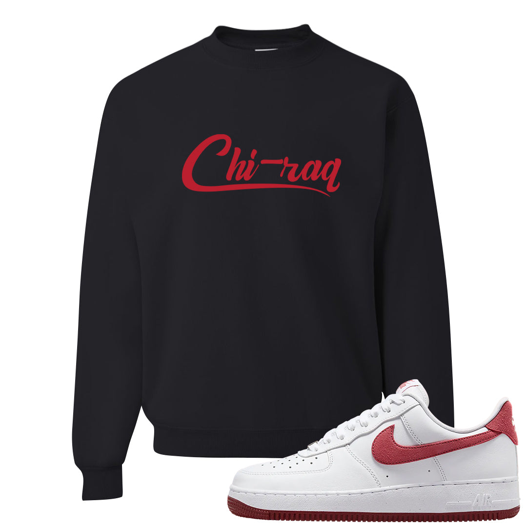 Adobe Low AF 1s Crewneck Sweatshirt | Chiraq, Black