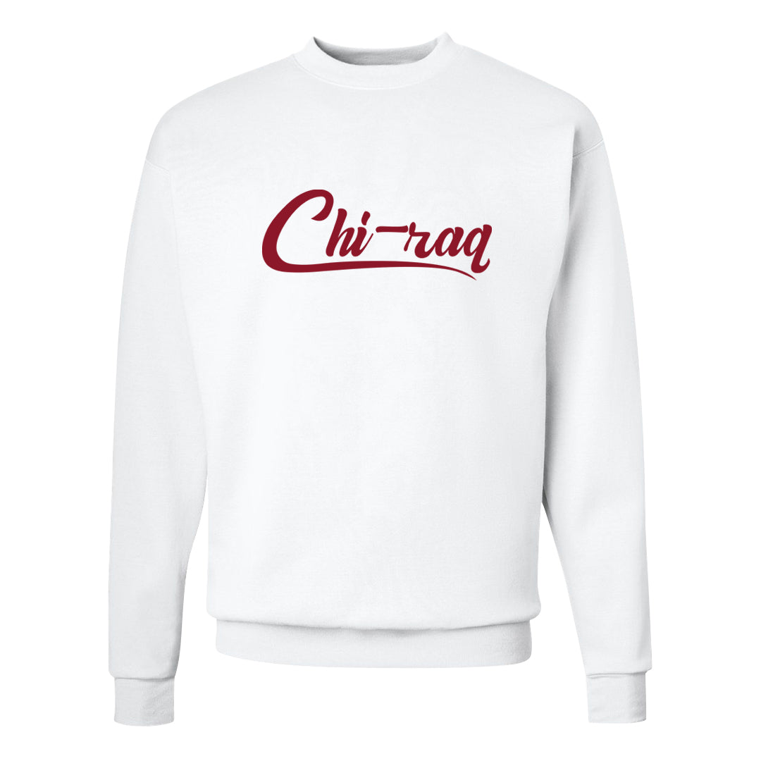 Adobe Low AF 1s Crewneck Sweatshirt | Chiraq, White