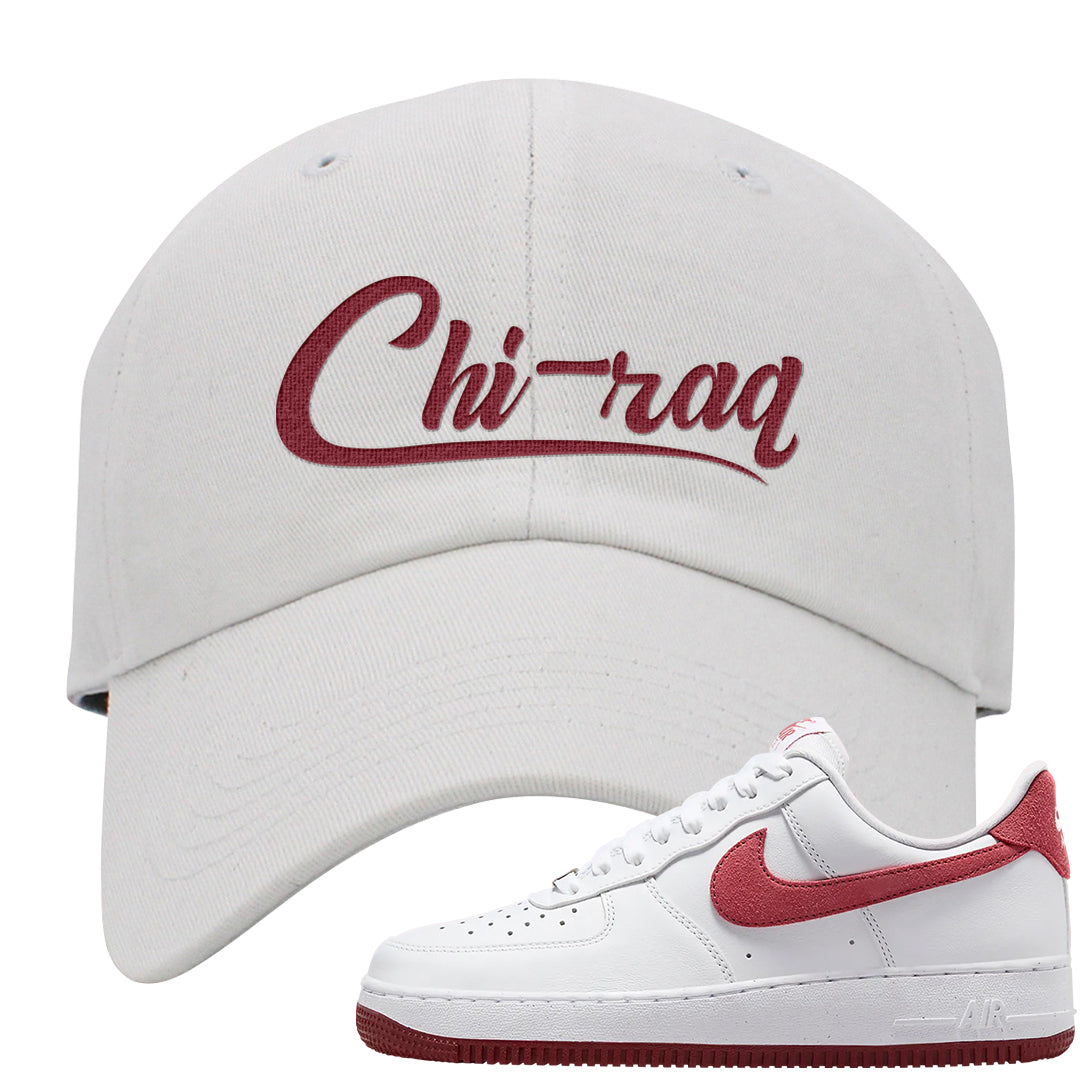 Adobe Low AF 1s Dad Hat | Chiraq, White