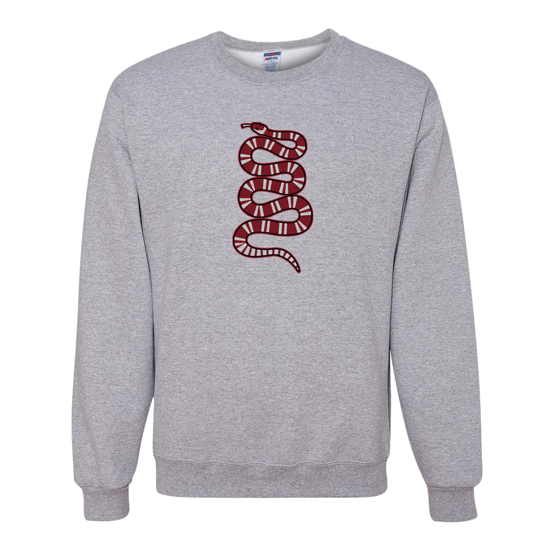 Adobe Low AF 1s Crewneck Sweatshirt | Coiled Snake, Ash