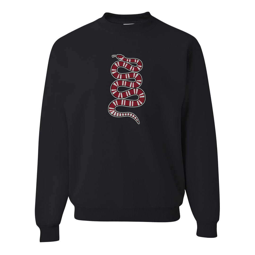 Adobe Low AF 1s Crewneck Sweatshirt | Coiled Snake, Black