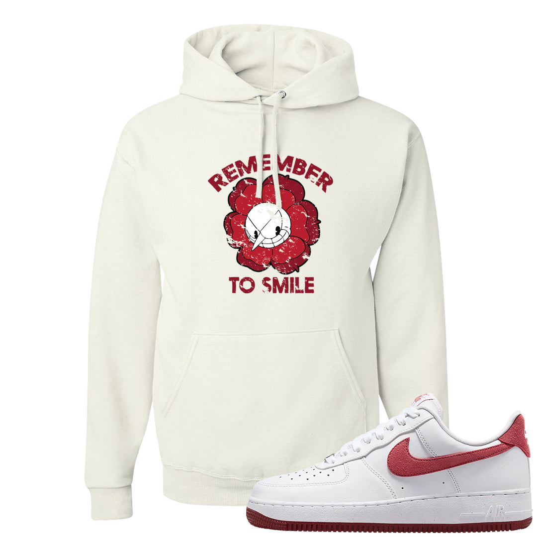 Adobe Low AF 1s Hoodie | Remember To Smile, White