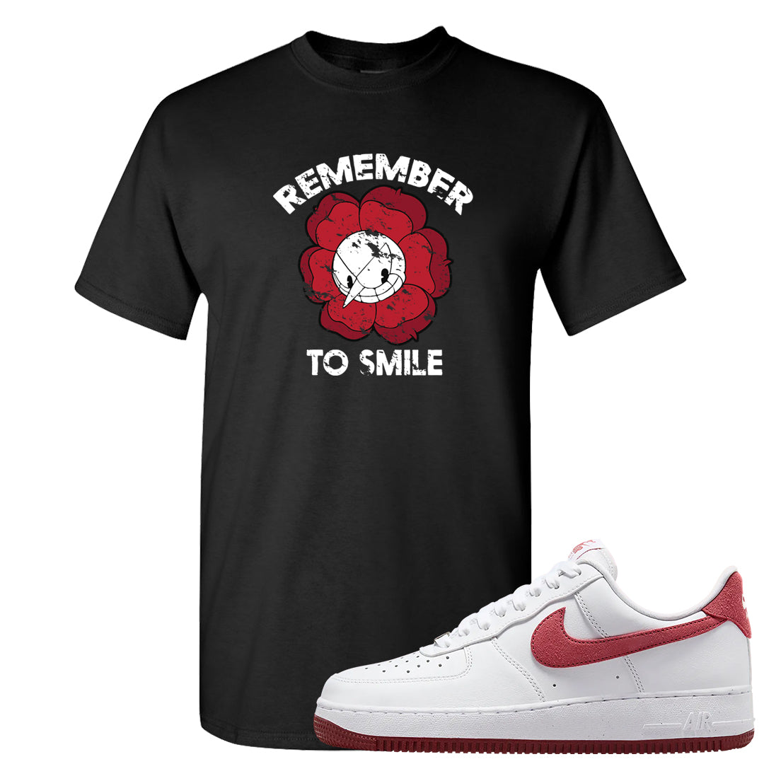 Adobe Low AF 1s T Shirt | Remember To Smile, Black