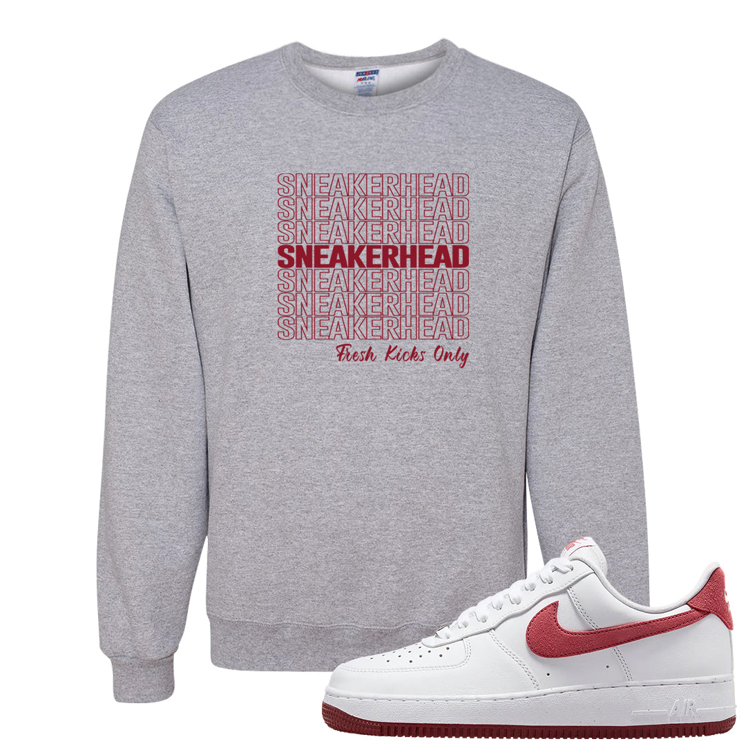 Adobe Low AF 1s Crewneck Sweatshirt | Thank You Sneakers, Ash