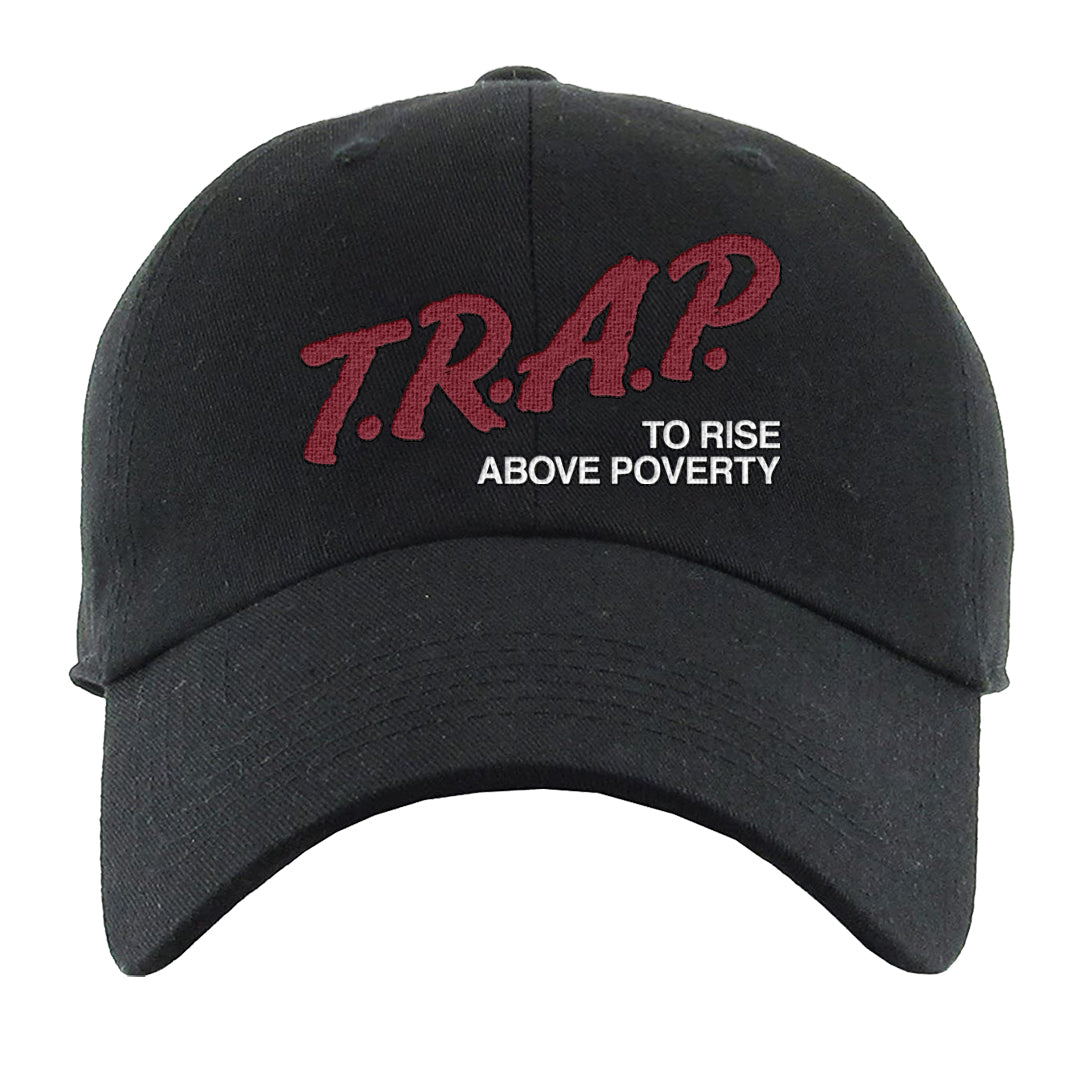 Adobe Low AF 1s Dad Hat | Trap To Rise Above Poverty, Black